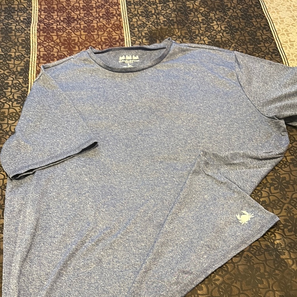 Blue Short Sleeve Crew Neck Tee